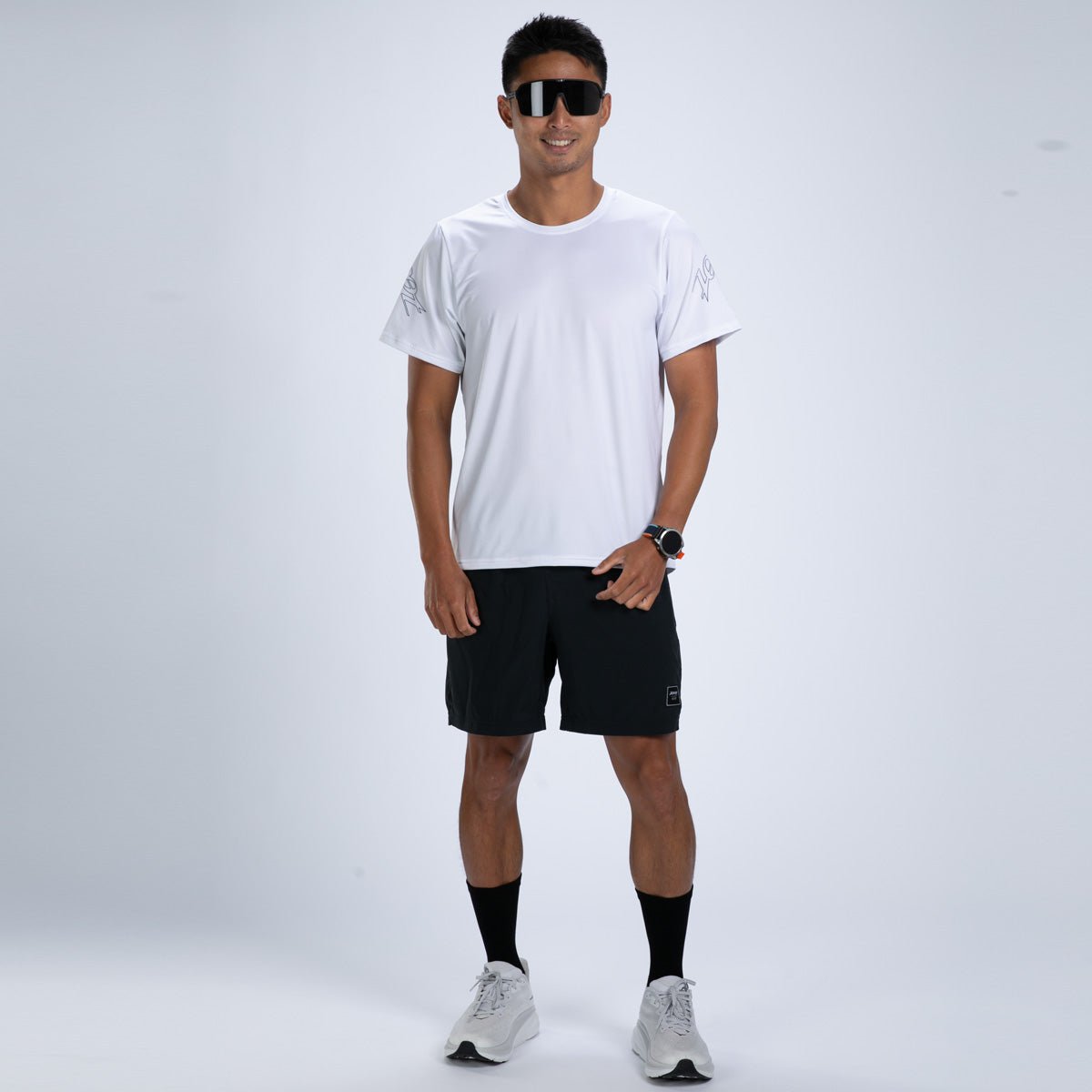 Zoot Sports RUN TEE Men's Ltd Run Sun Stop Tee - UPF White