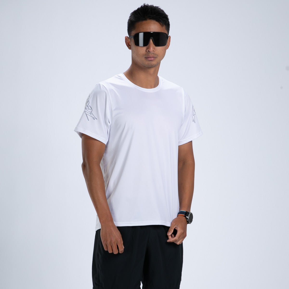 Zoot Sports RUN TEE Men's Ltd Run Sun Stop Tee - UPF White