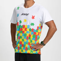 Zoot Sports RUN TEE Men's Ltd Run Tee - Autism Puzzle