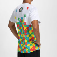 Zoot Sports RUN TEE Men's Ltd Run Tee - Autism Puzzle