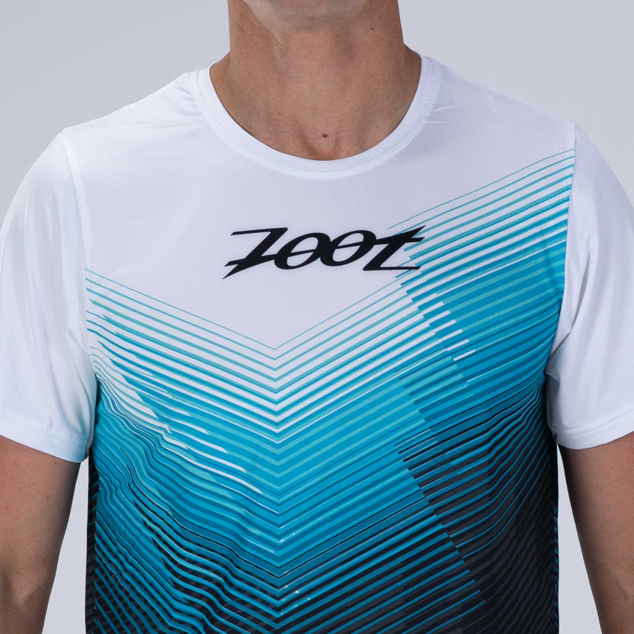 Zoot Sports RUN TEE Men's Ltd Run Tee - Blue Wave