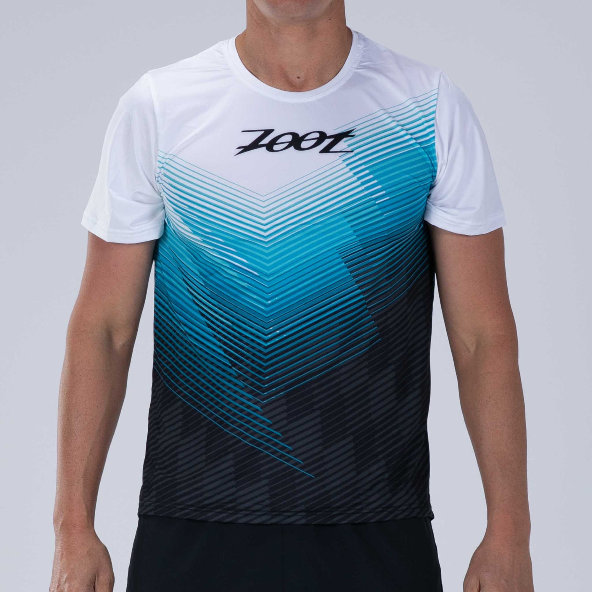 Zoot Sports RUN TEE Men's Ltd Run Tee - Blue Wave