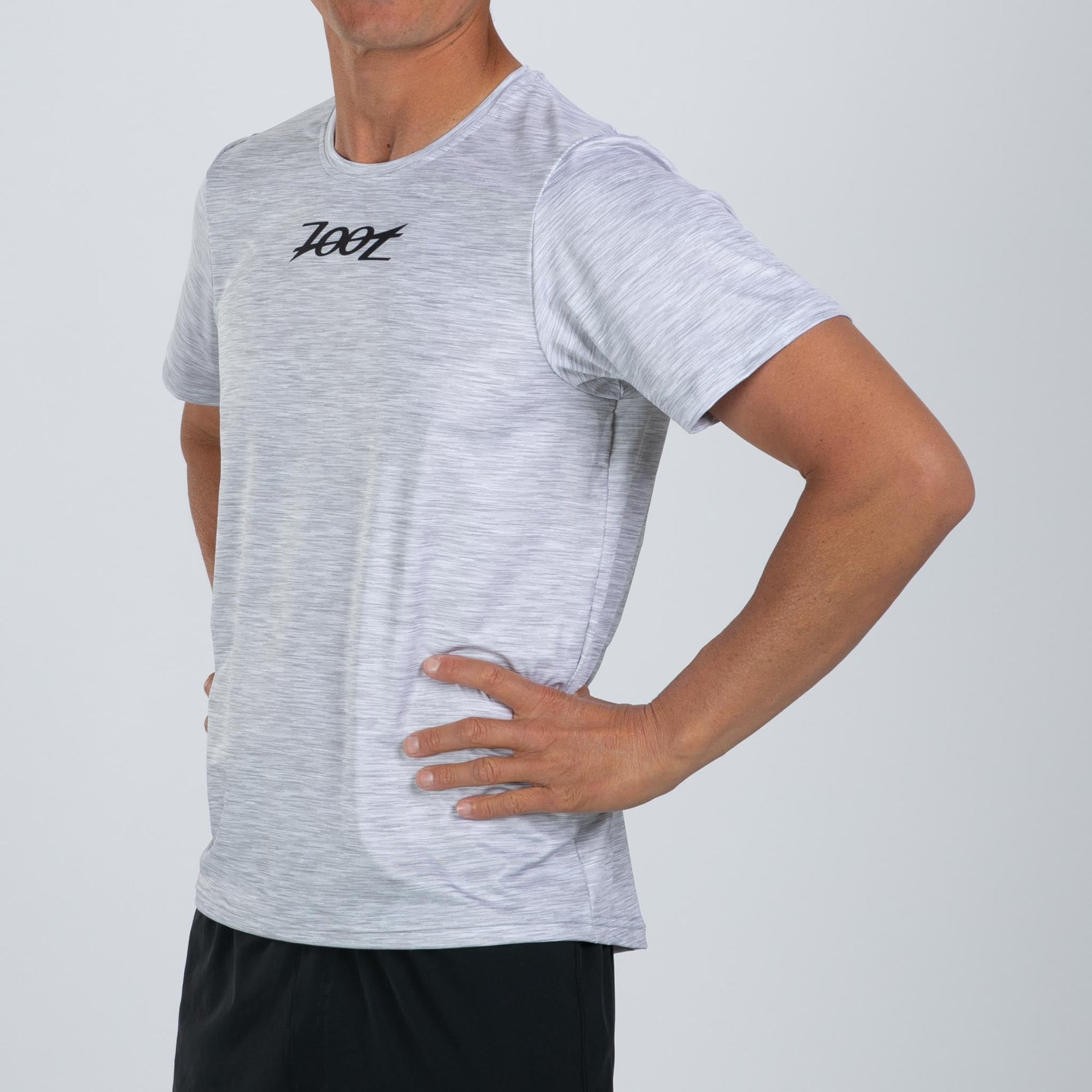 Zoot Sports RUN TEE Men's Ltd Run Tee - Heather Gray