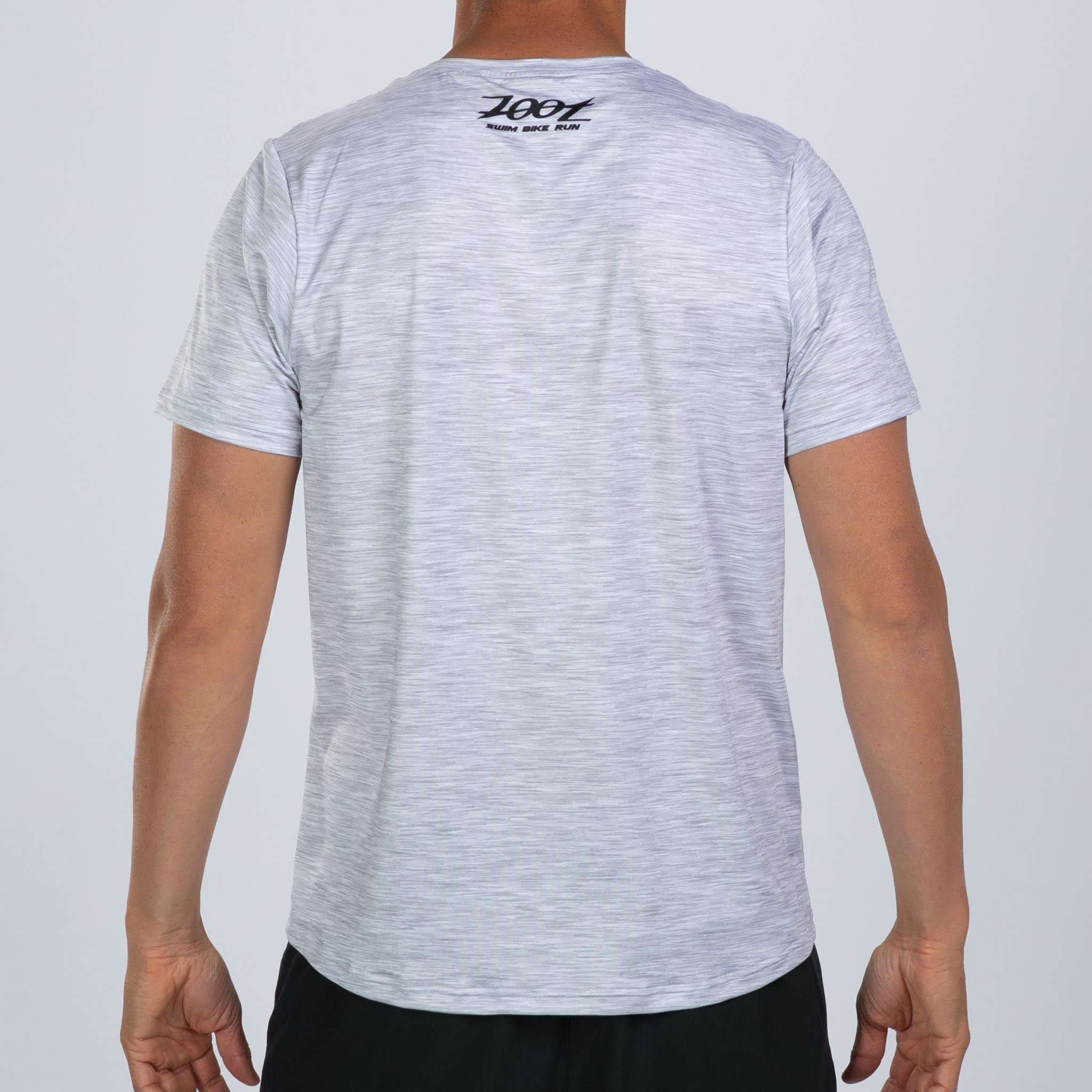Zoot Sports RUN TEE Men's Ltd Run Tee - Heather Gray