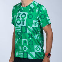 Zoot Sports RUN TEE Men's Ltd Run Tee - Holiday Spirit