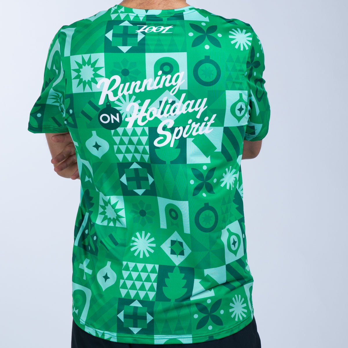 Zoot Sports RUN TEE Men's Ltd Run Tee - Holiday Spirit