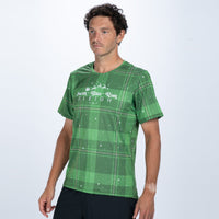Zoot Sports RUN TEE Men's Ltd Run Tee - Pine Plaid