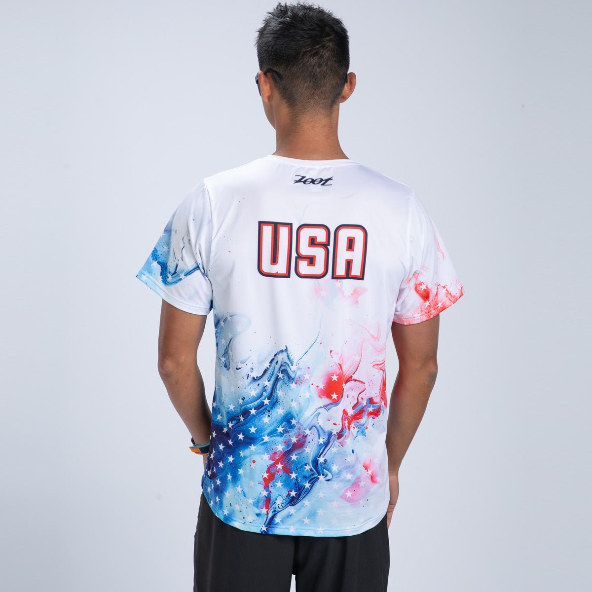 Zoot Sports RUN TEE Men's Ltd Run Tee - USA Magic