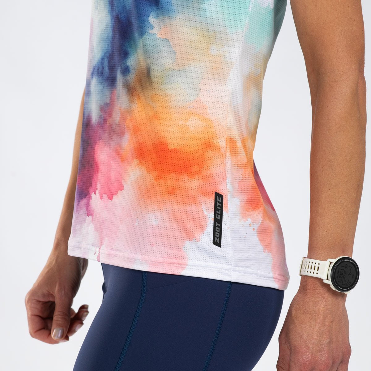 Zoot Sports RUN TEE Women's Elite Run Tee - Chromoflow