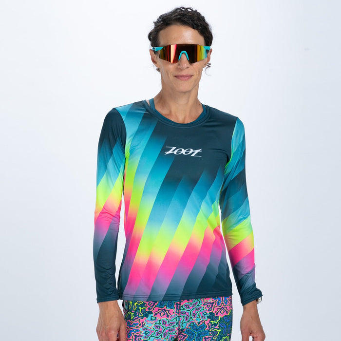 Zoot Sports RUN TEE Women's Ltd Run Ls Tee - Costa Del Sol