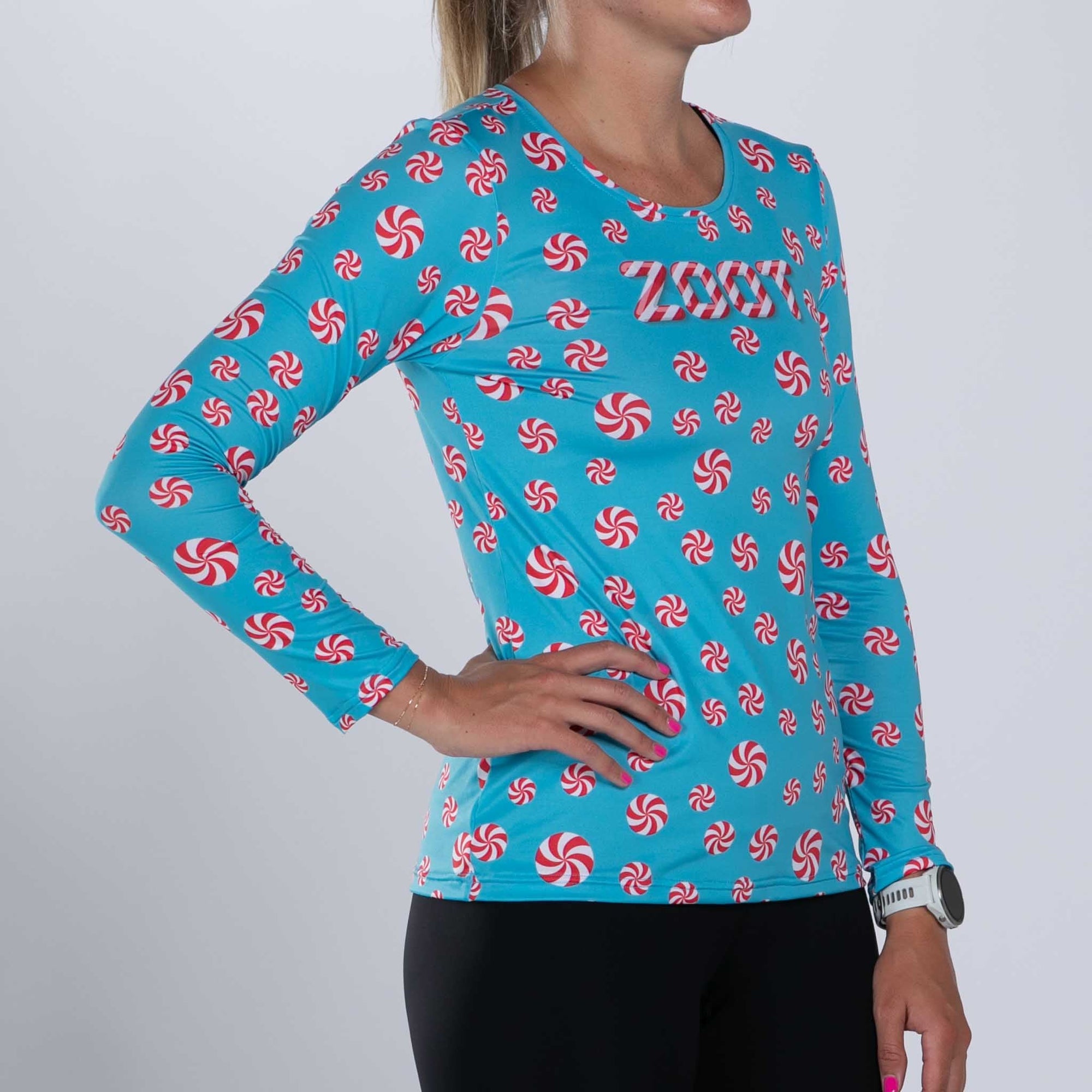 Zoot Sports RUN TEE Women's Ltd Run Ls Tee - Peppermint