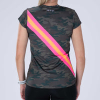 Zoot Sports RUN TEE Women's Ltd Run Tee - Cali Camo