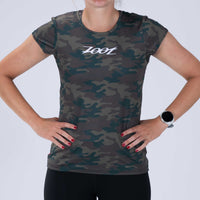 Zoot Sports RUN TEE Women's Ltd Run Tee - Cali Camo