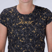 Zoot Sports RUN TEE Women's Ltd Run Tee - Cheetah