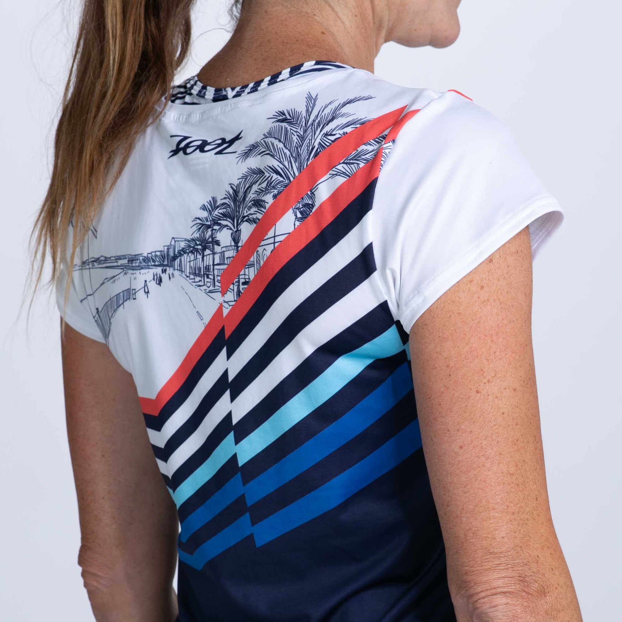Zoot Sports RUN TEE Women's Ltd Run Tee - Cote d'Azur