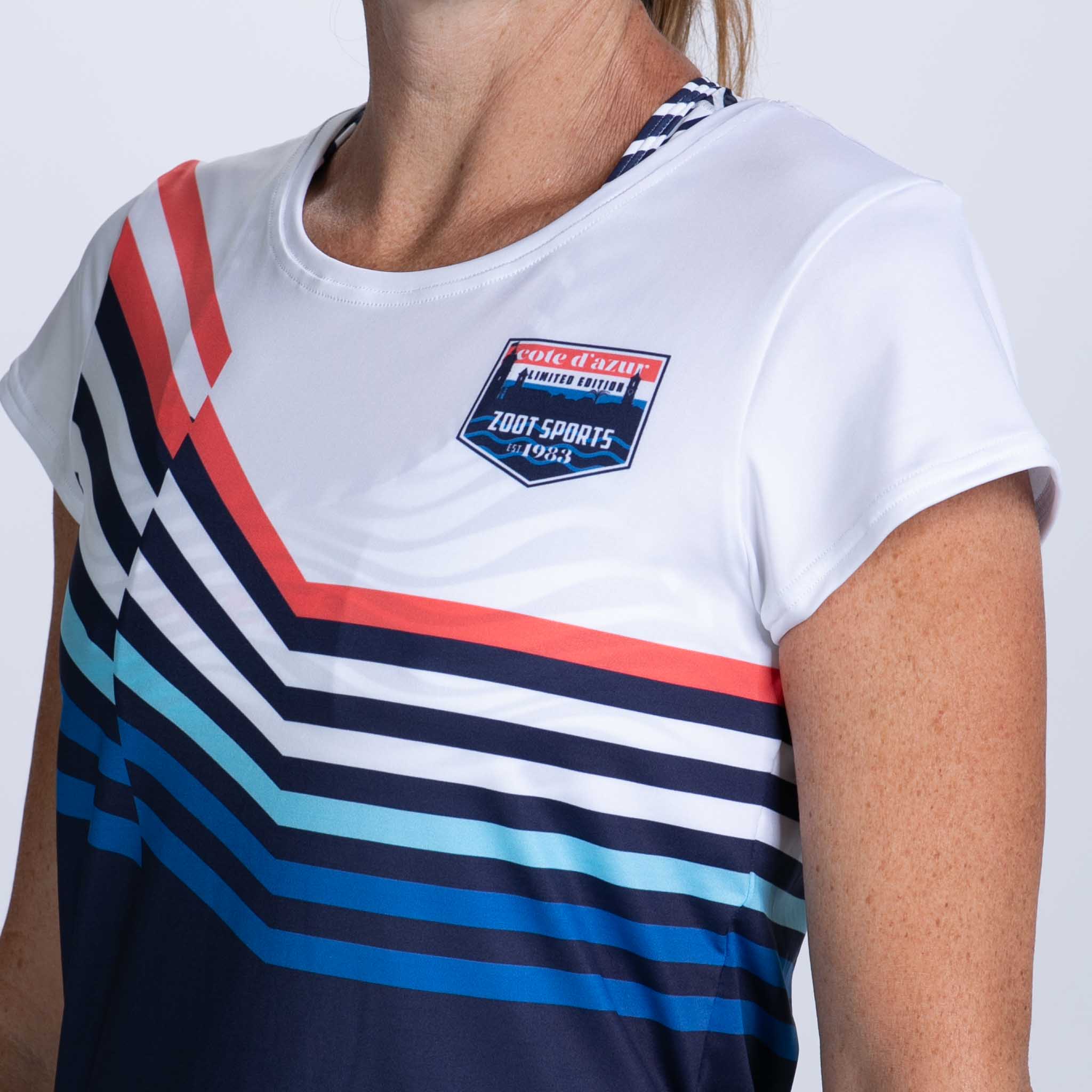 Zoot Sports RUN TEE Women's Ltd Run Tee - Cote d'Azur