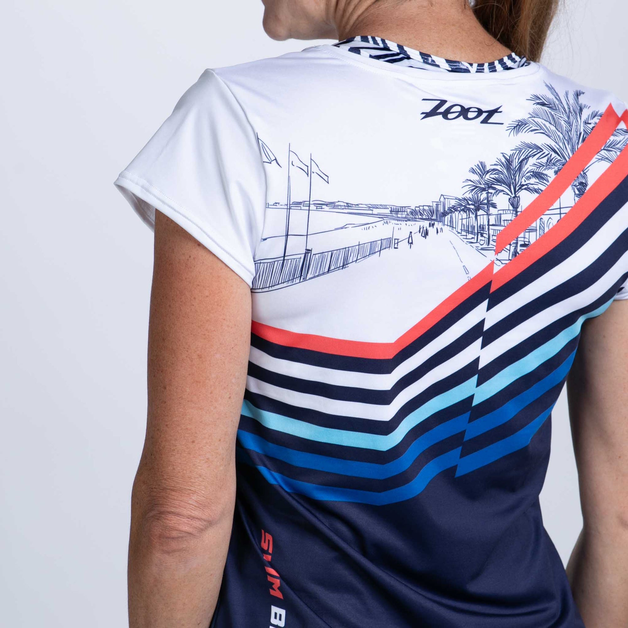 Zoot Sports RUN TEE Women's Ltd Run Tee - Cote d'Azur