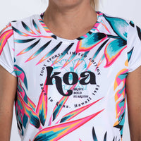 Zoot Sports RUN TEE Women's Ltd Run Tee - Koa Tropical