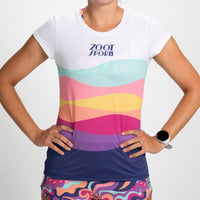 Zoot Sports RUN TEE Women's Ltd Run Tee - La Mer