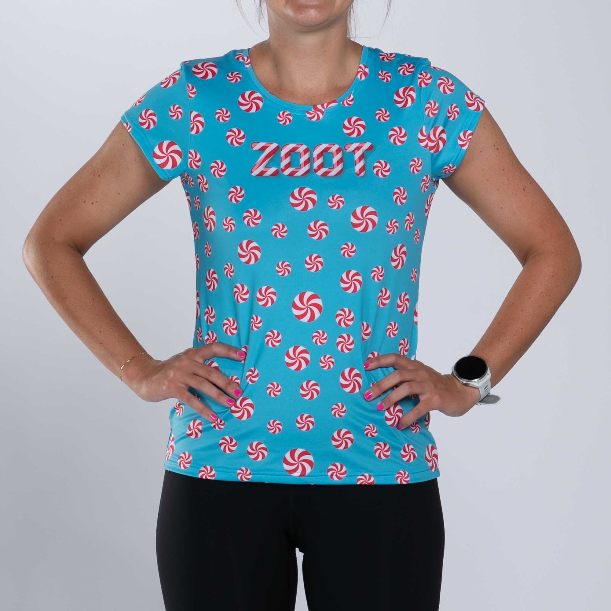 Zoot Sports RUN TEE Women's Ltd Run Tee - Peppermint