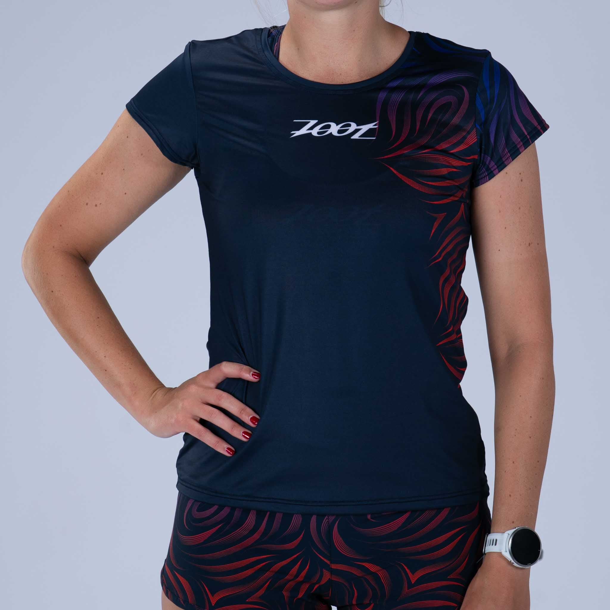 Zoot Sports RUN TEE Women's Ltd Run Tee - Phoenix