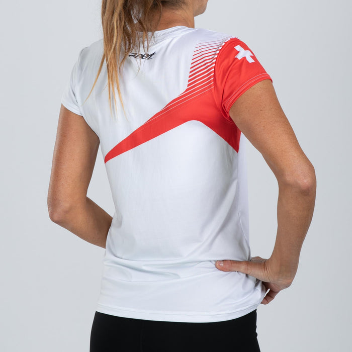 Zoot Sports RUN TEE Women's Ltd Run Tee - Switzerland