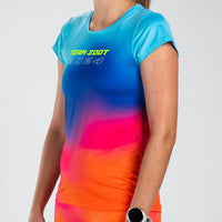 Zoot Sports RUN TEE Women's Ltd Run Tee - TZ Summer Series 2024 Fade