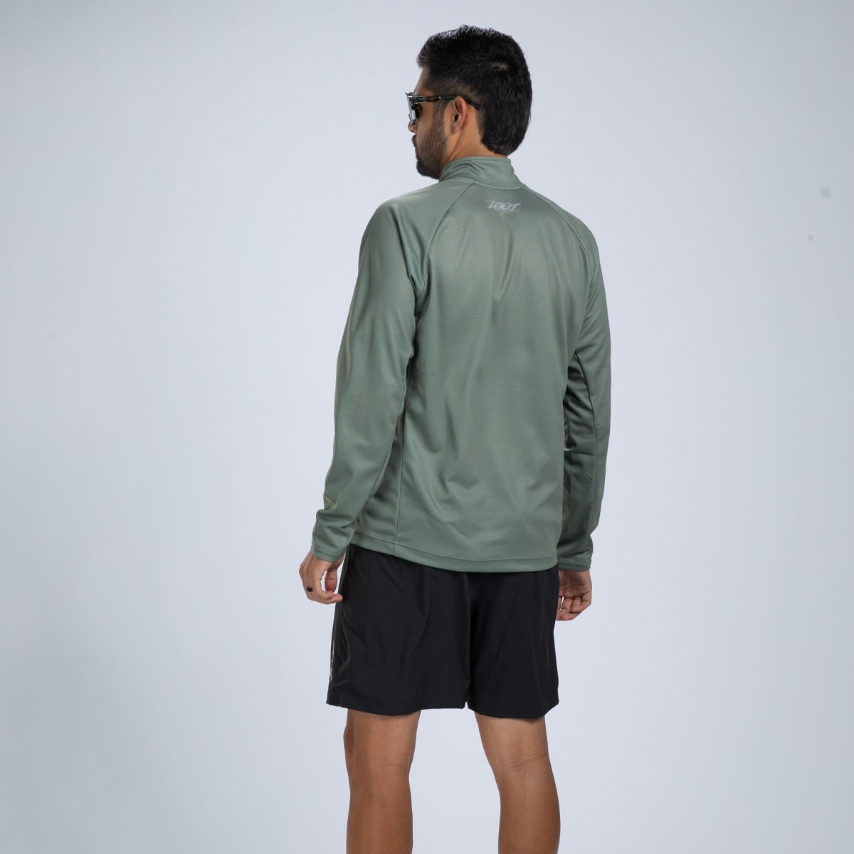 Zoot Sports RUN TOPS Men's Core Run 1/2 Zip - Army Green