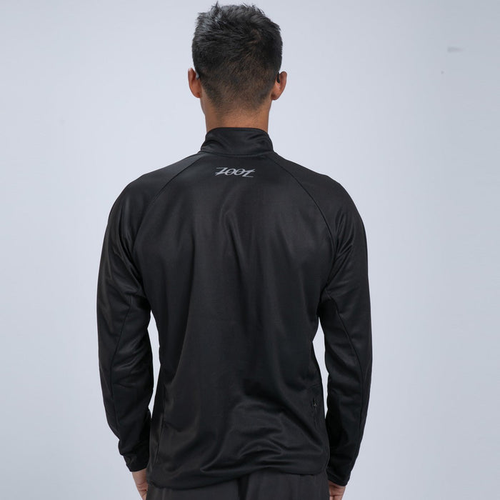 Zoot Sports RUN TOPS Men's Core Run 1/2 Zip - Jet Black