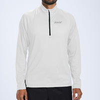 Zoot Sports RUN TOPS Men's Core Run 1/2 Zip - White