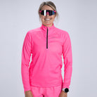 Zoot Sports RUN TOPS Women's Core Run 1/2 Zip - Bright Pink