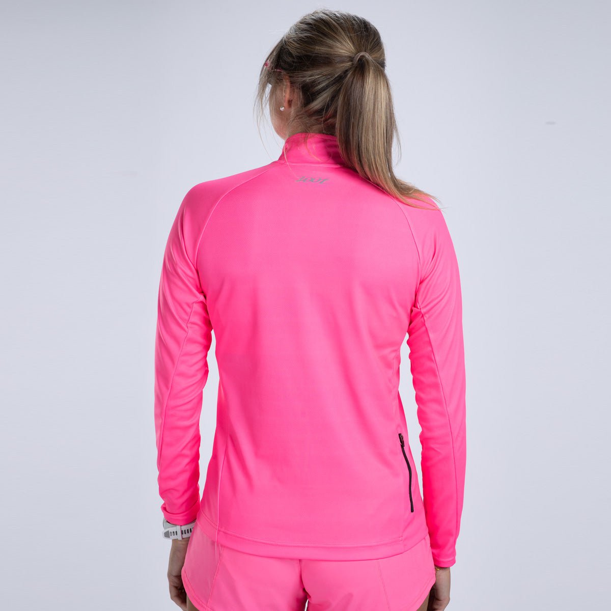 Zoot Sports RUN TOPS Women's Core Run 1/2 Zip - Bright Pink