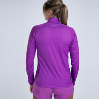 Zoot Sports RUN TOPS Women's Core Run 1/2 Zip - Deep Purple