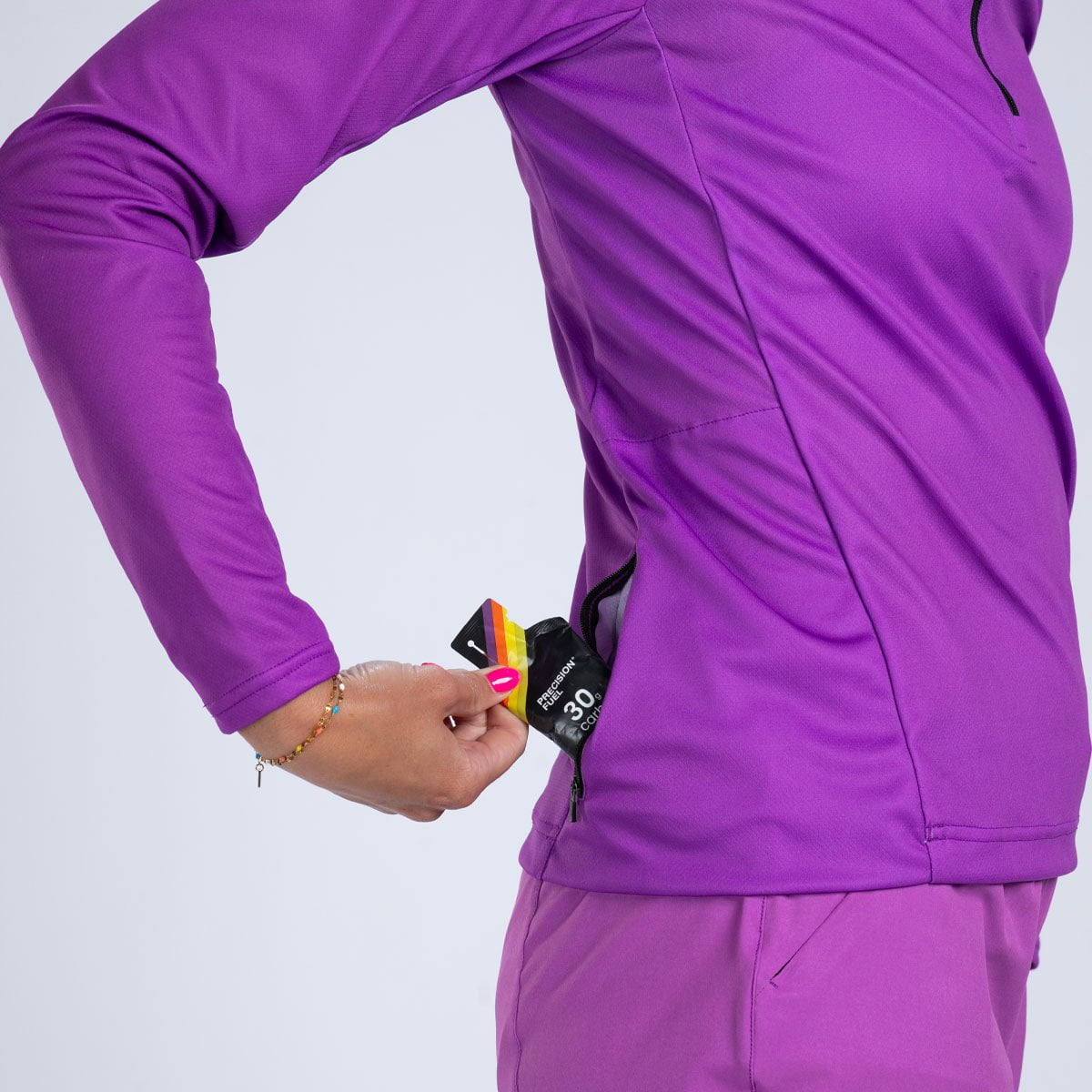 Zoot Sports RUN TOPS Women's Core Run 1/2 Zip - Deep Purple
