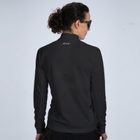 Zoot Sports RUN TOPS Women's Core Run 1/2 Zip - Jet Black