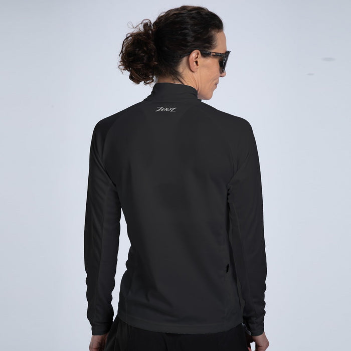 Zoot Sports RUN TOPS Women's Core Run 1/2 Zip - Jet Black