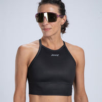 Zoot Sports RUN TOPS Women's Core Run Crop - Jet Black