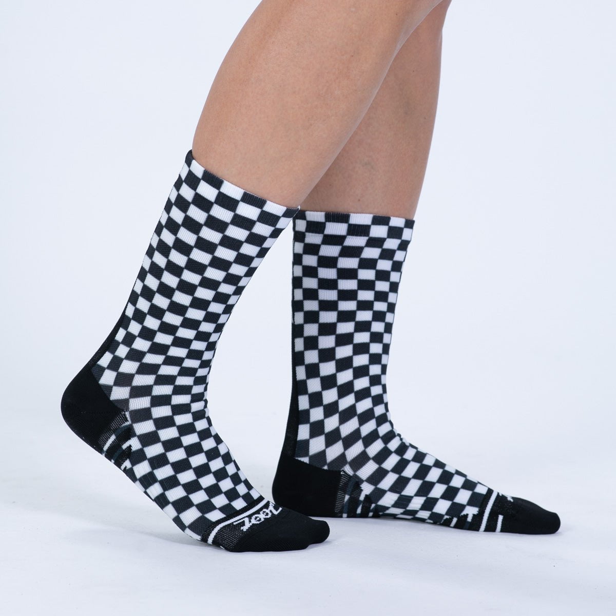 Zoot Sports SOCKS Unisex 6" Sock - Checkers