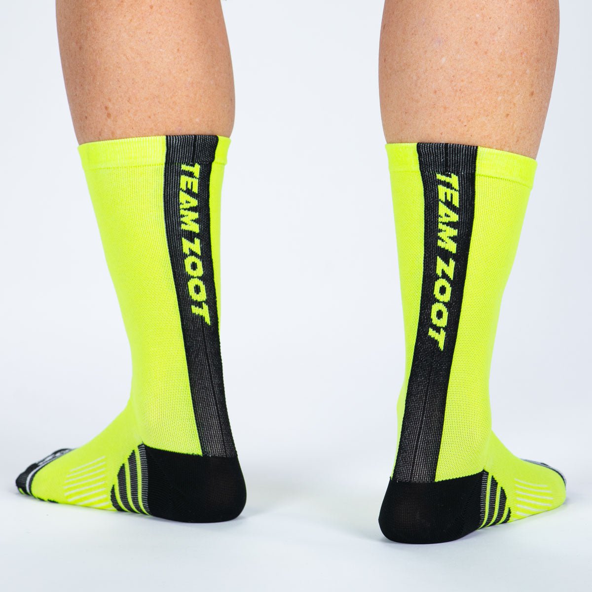 Zoot Sports SOCKS Unisex 6" Sock - Team Zoot 2025 - Safety Green