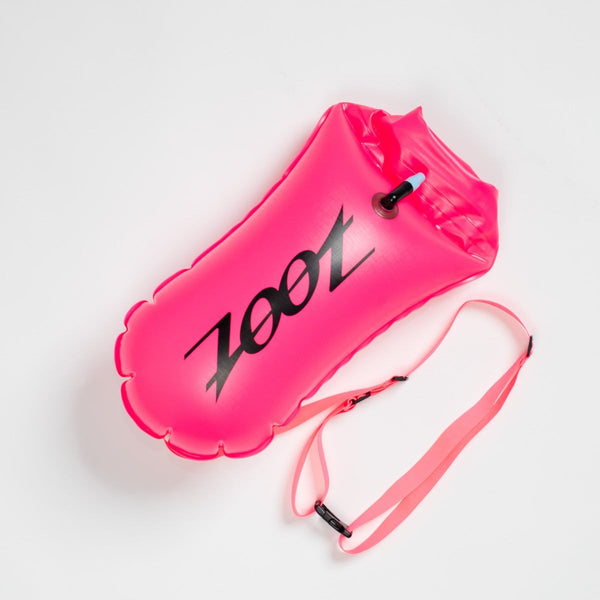 Ultra Swim Safety Buoy & Dry Bag - Neon Pink – Zoot Sports