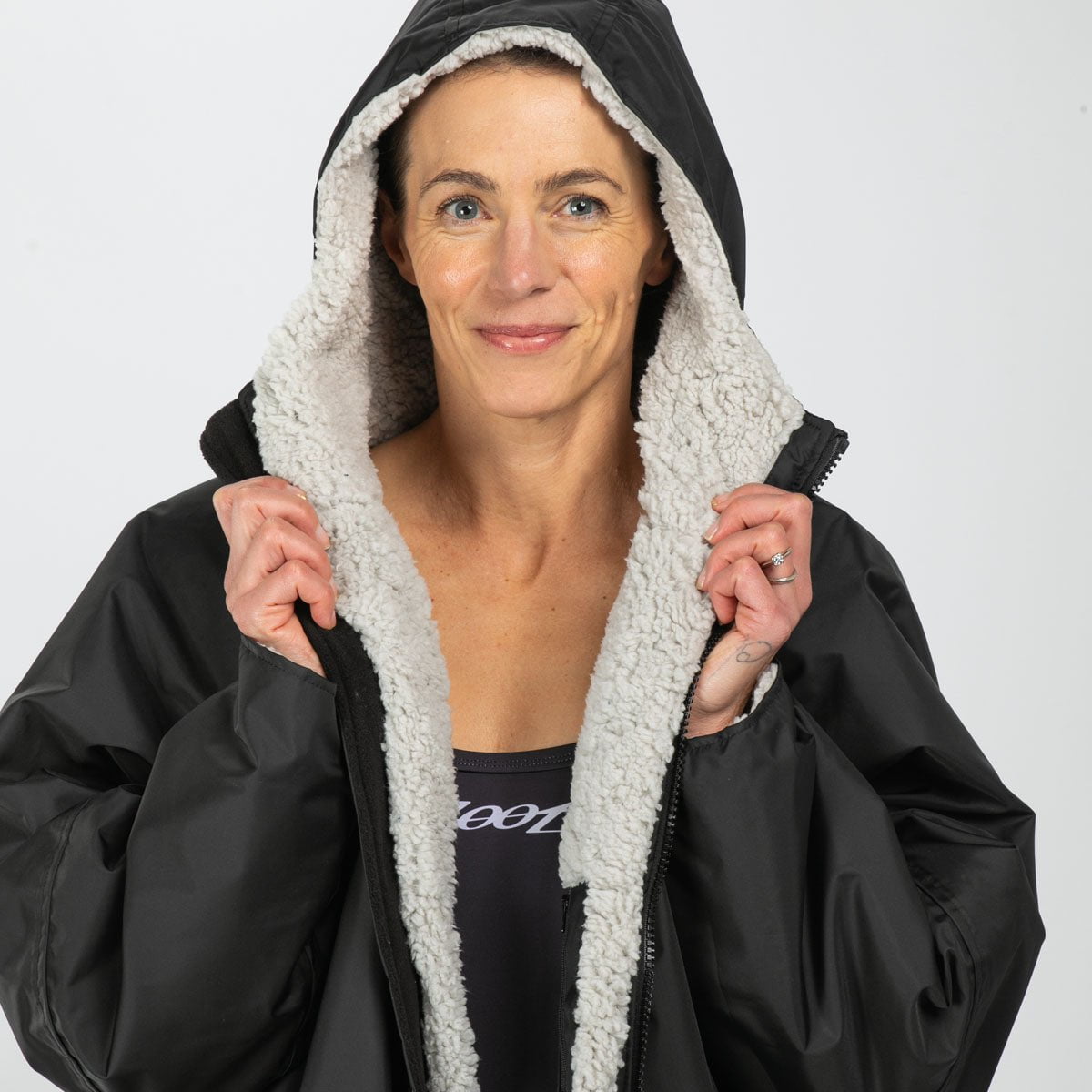 Zoot Sports SWIM ACCESSORIES Unisex Ultra Swim Parka - Black