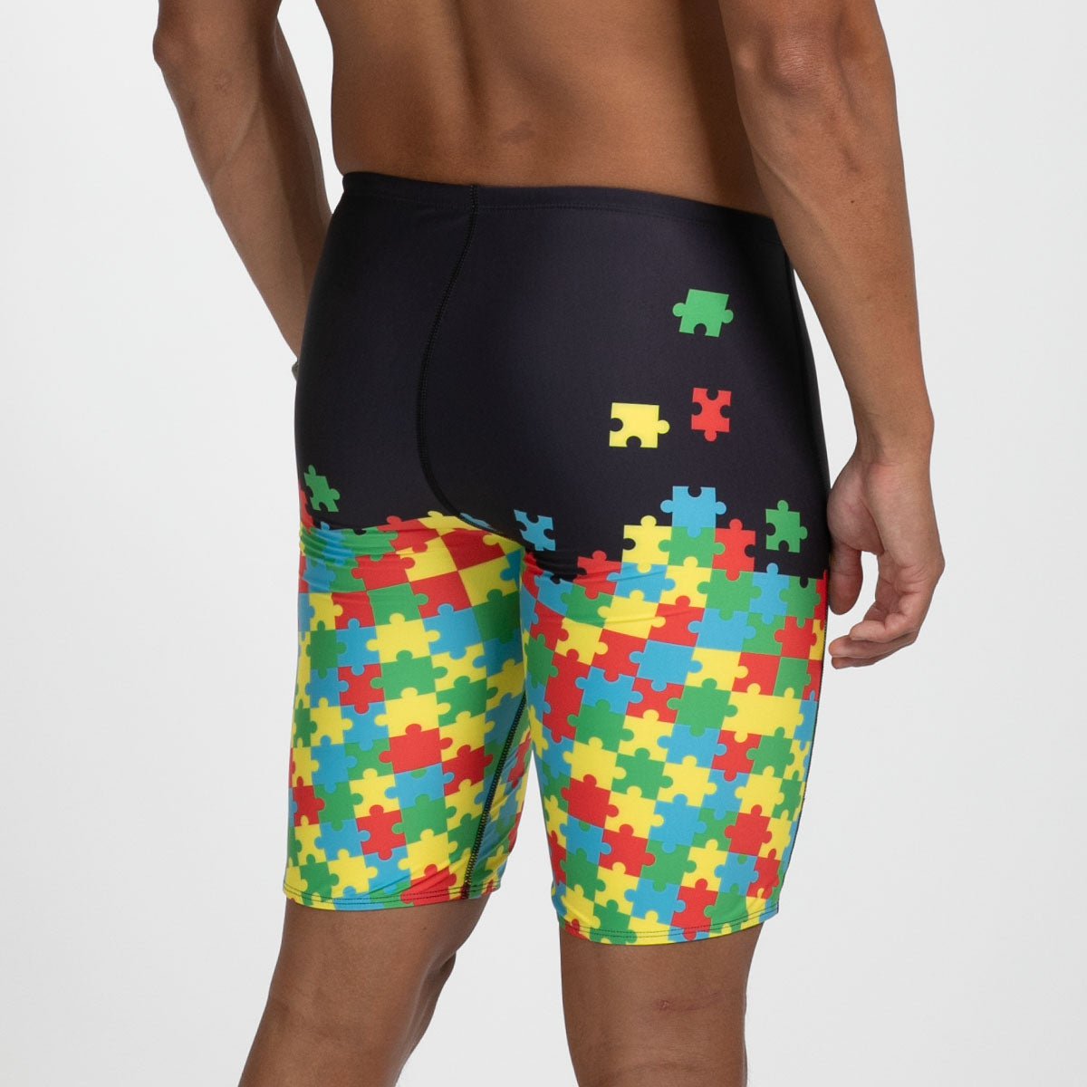 Zoot Sports SWIM Men's Ltd Swim Jammer - Autism Puzzle