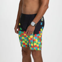 Zoot Sports SWIM Men's Ltd Swim Jammer - Autism Puzzle