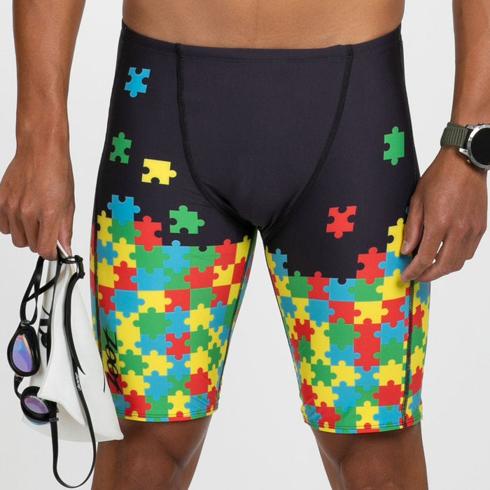 Zoot Sports SWIM Men's Ltd Swim Jammer - Autism Puzzle