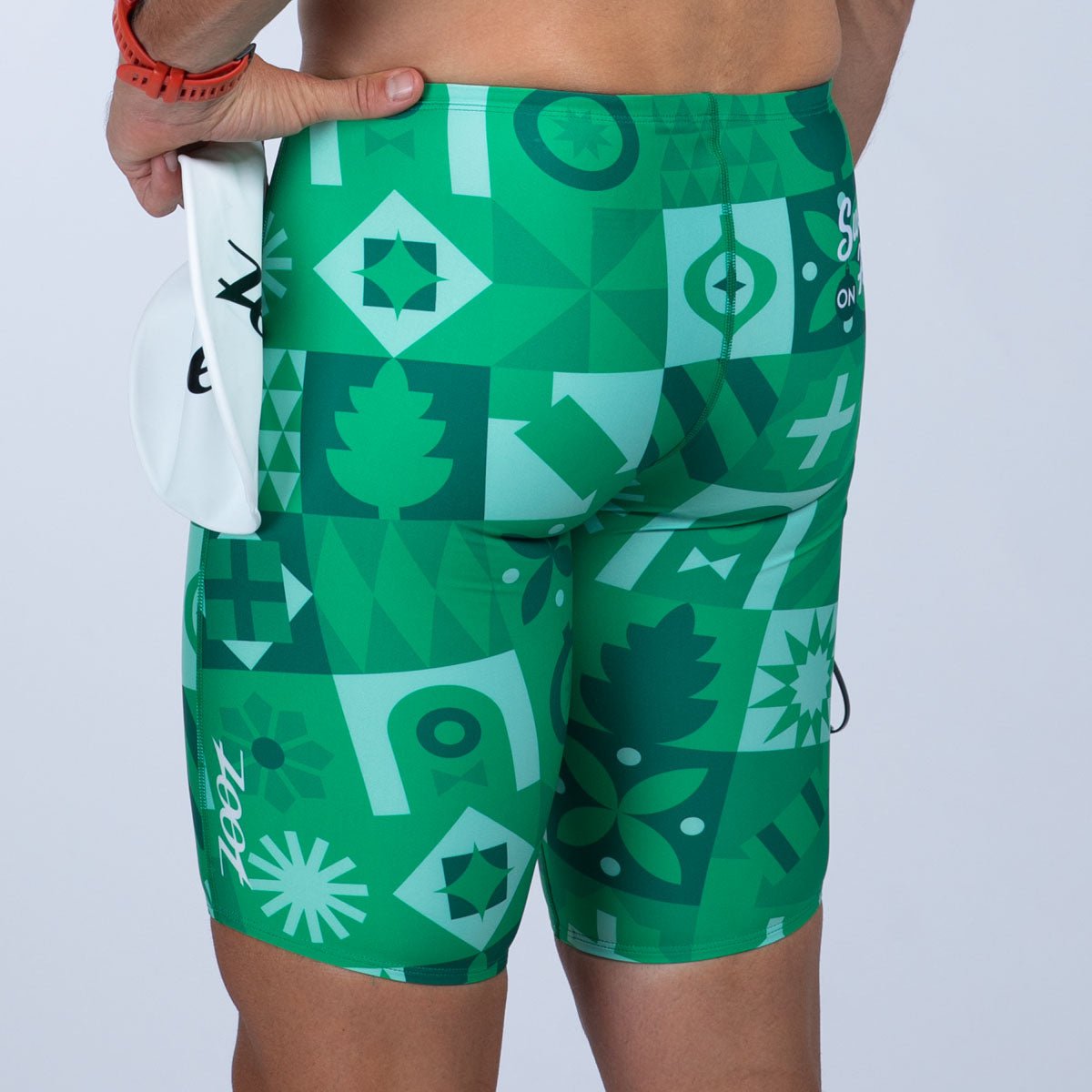 Zoot Sports SWIM Men's Ltd Swim Jammer - Holiday Spirit