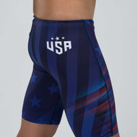 Zoot Sports SWIM Men's Ltd Swim Jammer - RWB