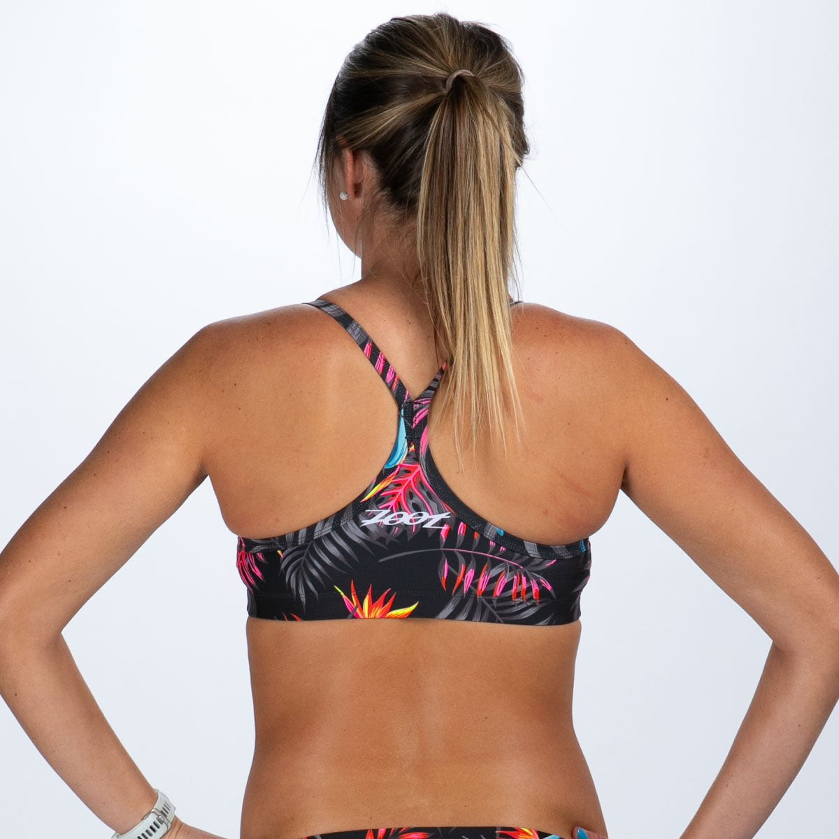 Zoot Sports SWIM Women's Ltd Swim Racerback Bikini Top - Tropical Magic