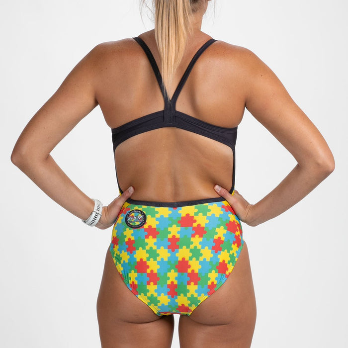 Zoot Sports SWIM Women's Ltd Swimsuit - Autism Puzzle