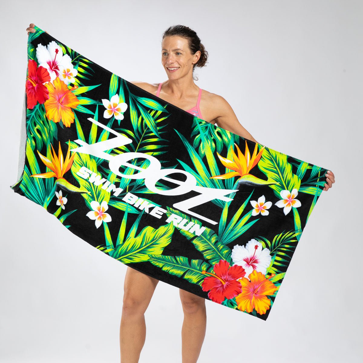 Zoot Sports TOWELS Unisex Zoot Towel - Black Hawaii