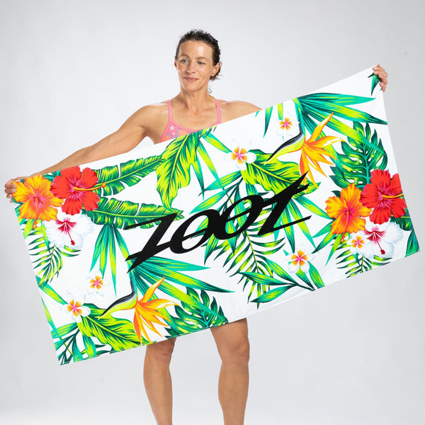 Unisex Zoot Towel - White Hawaii – Zoot Sports